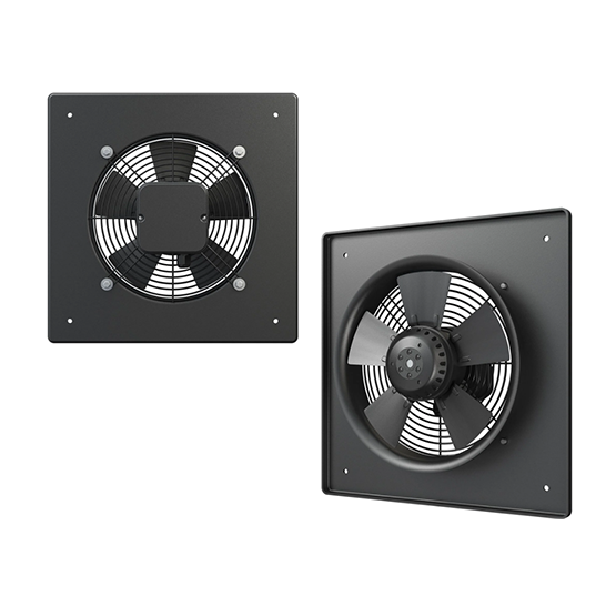 Вентилятор "Era" приточно-вытяжной, квадратный "Storm 250" D250, 80Вт, 1100м3/час