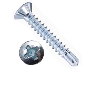 Саморез оконный белый со сверлом 3,9*25мм