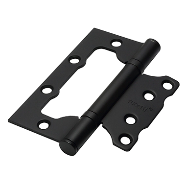 Петля универсальная без врезки "RFH - BL", 100*75*2,5мм, "Черный"