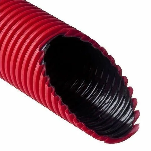 Труба водоотводная полиэтиленовая 50м, d110 "Ruvinil"  гофрированная двухслойная