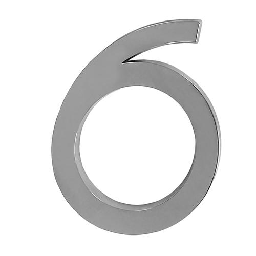 Номер дверной "6" , Модерн