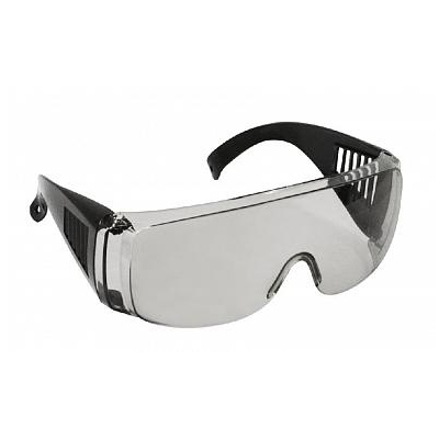 Очки "Bohrer" защитные поликарбонатные, дымчатые линзы!!!