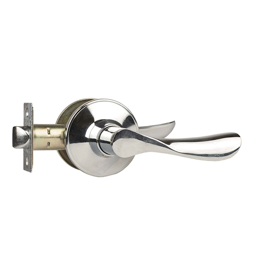 Ручка дверная "ЗВ3-05", нажимная, без фиксатора, "Хром"