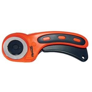 Нож для напольных покрытий, вращающееся лезвие-ролик, d=45мм, пластиковая ручка