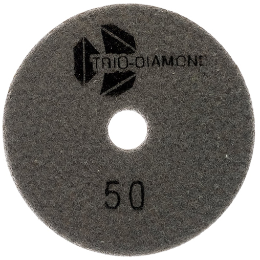 Алмазный гибкий шлифовальный круг мокрая шлифовка 100,  №50 Trio-Diamond