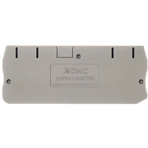 Изолятор торцевой для клеммы VPR-2.5-QUATTRO D-VPR-2.5-QUATTRO