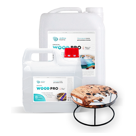 Эпоксидная смола Artline Wood PRO epoxy (2-компонентная) 10 кг