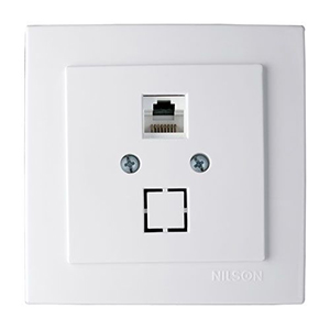 Розетка &quot;NILSON Touran&quot; компьютерная CAT5 белая