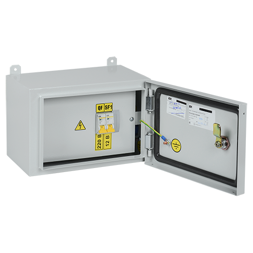 Ящик с понижающим трансформатором "ЯТП-0,25 220/12-2" УХЛ2 IP54, ввод = 220В АС; выход = 12В АС "ИЭК"