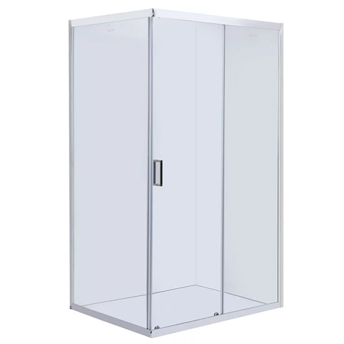 Душевое ограждение "GF-045S", 1200*800*1950мм, размер под поддон, серебристый  профиль, стекло 6мм