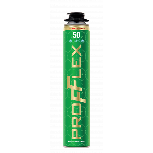 Пена монтажная  летняя &quot;PROFFLEX PRO&quot; Green 50, 750мл