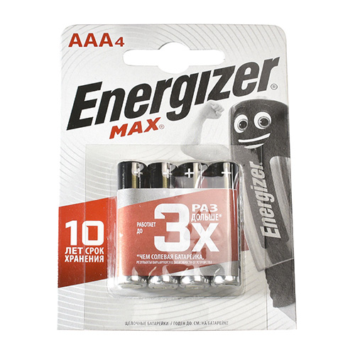 Эл. питания ENR MAX E92/AAA BP 4 RU E300157303P  1/12