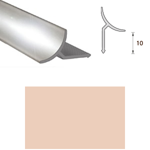 Раскладка универсальная, L=2,5м, внутренняя, "Персиковый"