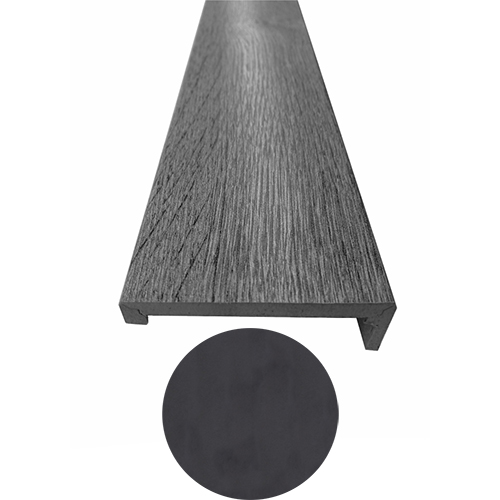 Наличник дверной плоский, 70*2200*10мм, телескопический , ПВХ &quot;Бетон антрацит&quot; Дефорд