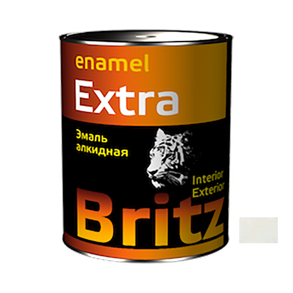 Эмаль белая ПФ-115 ГОСТ &quot;Бриц&quot;, 0,9кг