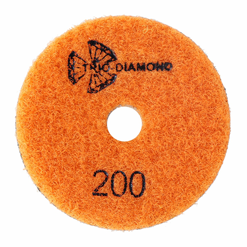 Алмазный гибкий шлифовальный круг "Черепашка" 50мм, №  200 (сухая шлифовка)