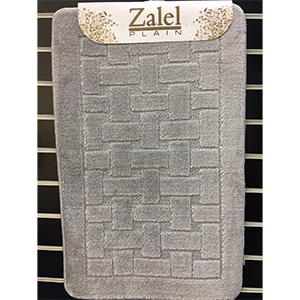 Коврики д/ван.комн." ZALEL" 55*85 2-пр GREY