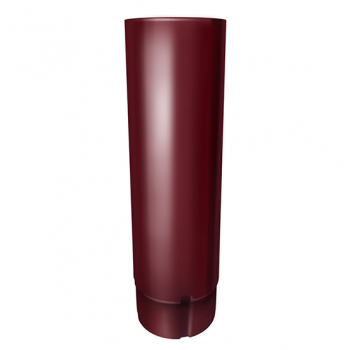 Металлическая труба водосточная "Красное вино" "Grand Line" d=90мм, 3м