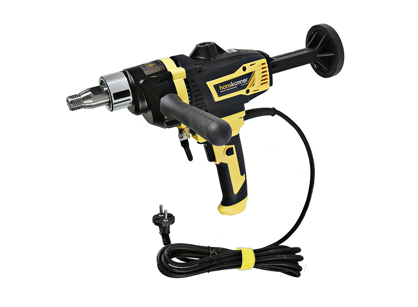 Дрель алмазного сверления Hanskonner PLATINUM, HID2180M, 1800Вт, 130мм, 0-2000об/мин, М22, защ муфта,кейс