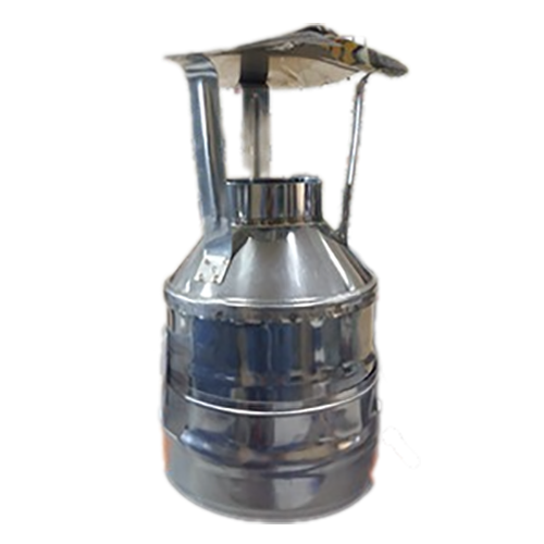 Оголовок раструб D-150*220 без зонта, Н+Н, 0,5мм, нержавейка