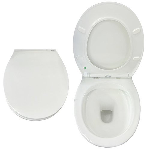 Унитаз "Purete PRT-M210" подвесной с сиденьем микролифт, безободковый