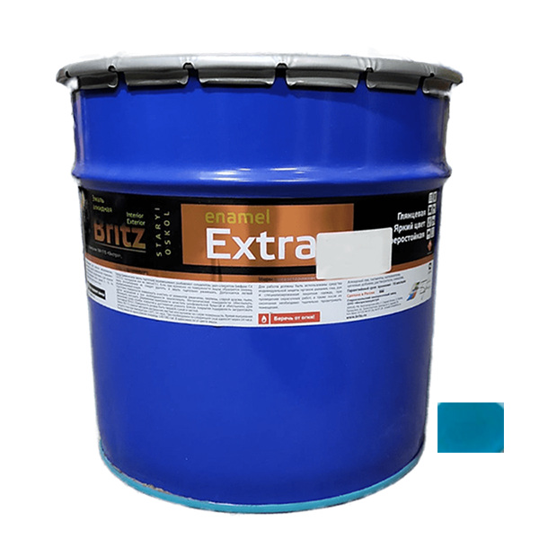 Эмаль голубая ПФ-115 ГОСТ "Бриц", 20кг