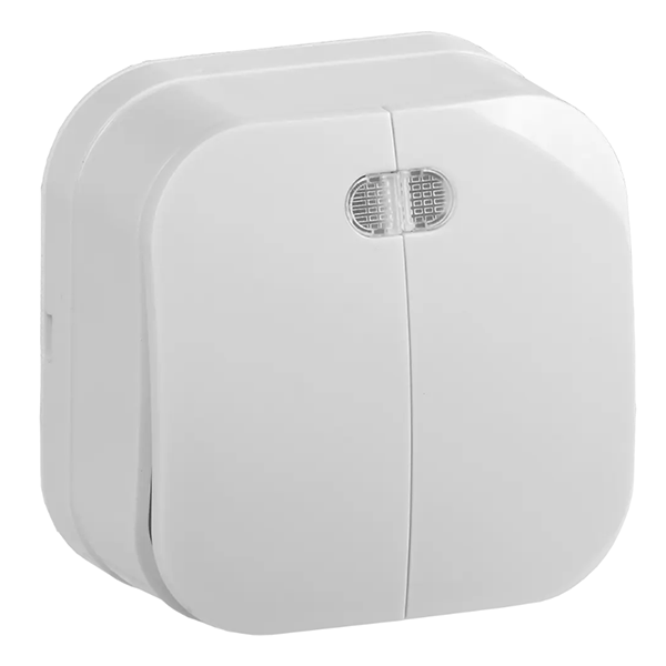 Выключатель 2-кл с индикатором, цвет клавиши белый, "Glory" ВС20-2-1-ХБ "ИЭК"