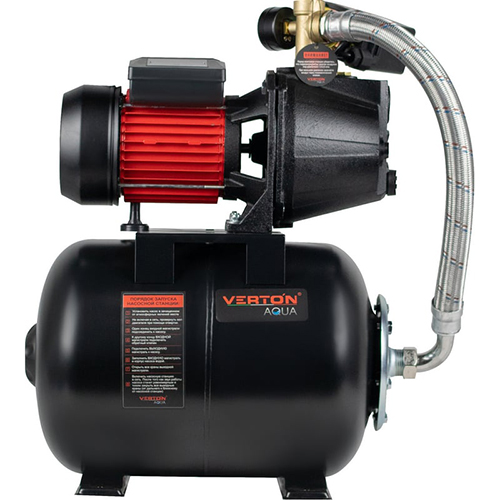 Насосная станция AQUA PS900C/24 900Вт, чугун, высота подъема 45, производительность 50л/м &quot;Verton&quot;