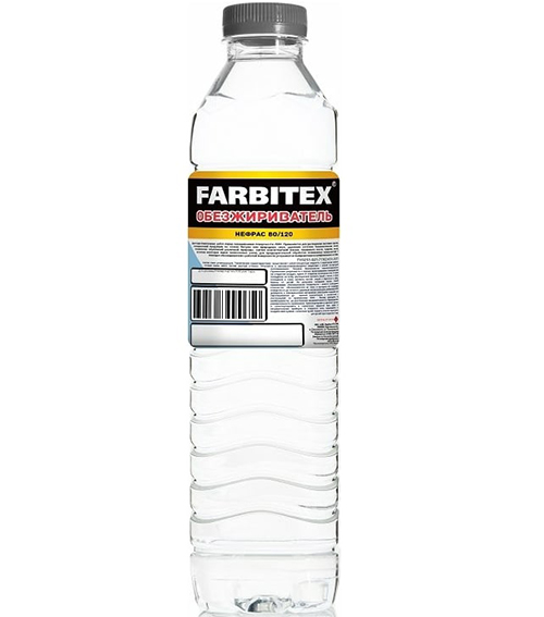 Обезжириватель ПЭТ "FARBITEX", 0,9л