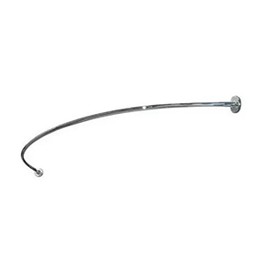 Карниз для ванной "Николь" 1600*1000мм, хром