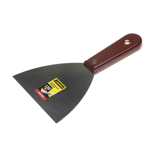 Шпатель "Stayer MAXFlat" из нержавеющей стали 120мм, пластиковая ручка