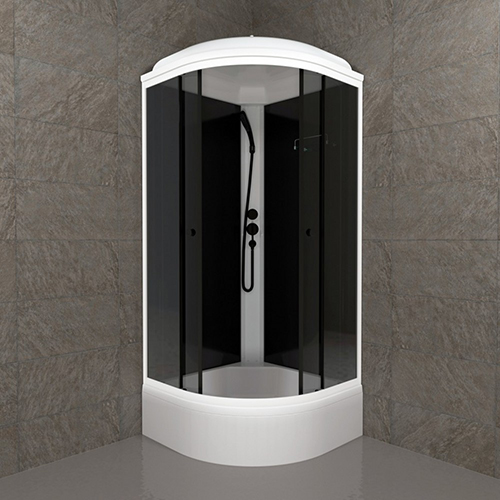 Душевая кабина "Тритон" "Грэй-Блэк", 900*900мм, средний поддон, тонированные стекла