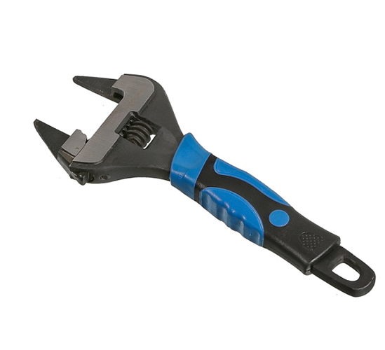 Ключ "Союз" разводной, 150мм, зев до 34мм, СУПЕРТОНКИЕ ГУБКИ обрезиненная рукоятка