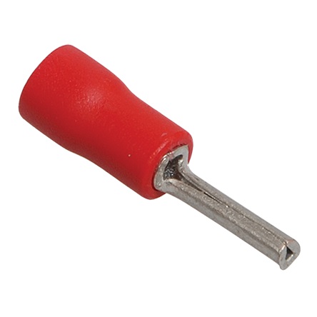 Наконечник круглый НкИш, сечение: 0,5-1,5мм2, красный "ИЭК" 10шт