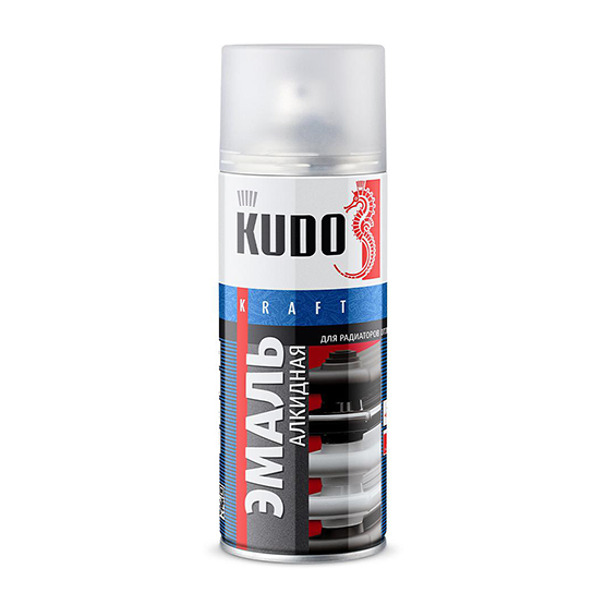 Эмаль аэрозольная белая для радиаторов &quot;KUDO&quot;, 520мл