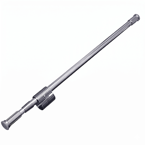 Карниз для ванной "Zalel", 1100-2000мм, хром, с хромированными кольцами
