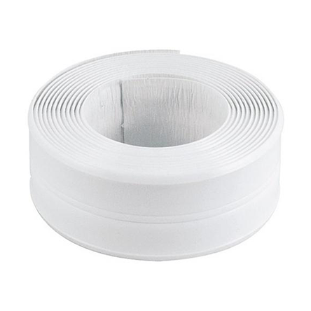 Лента бордюрная для ванны "Tim" самоклеющаяся, белая 60мм*3,35м