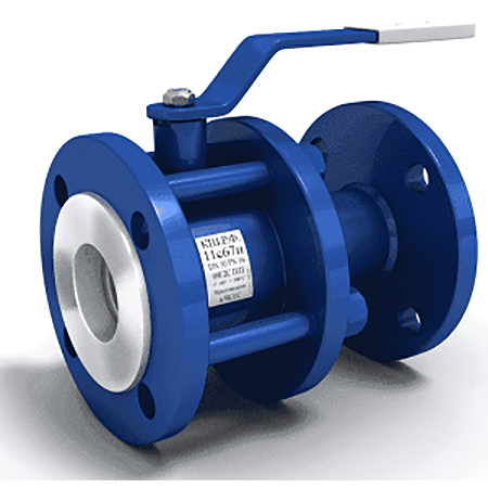 Кран шаровой стальной 11с67п Ду150(125) Ру16 под фланец