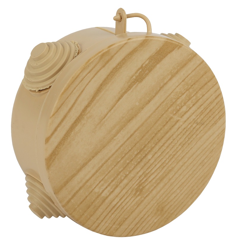 Коробка распределительная "Эра" для открытой проводки, 85*40мм, сосна, IP54