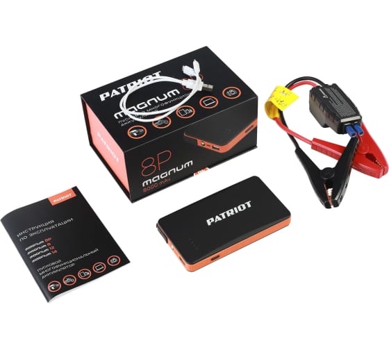 Пусковой многофункциональный аккумулятор Magnum 8P "Patriot"