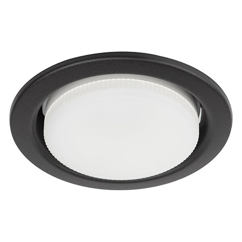 Светильник потолочный GX53 под лампу KL35 SBK (к) черный матовый "ЭРА"