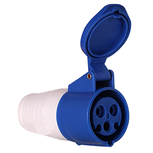 Розетка 233 переносная, 2Р+РЕ, 63А 220В IP54 "ИЭК"