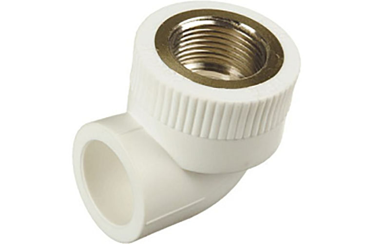 Угольник комбинированный "Aquattro" с внутренней резьбой PPR L(F) 40*1 1/4в