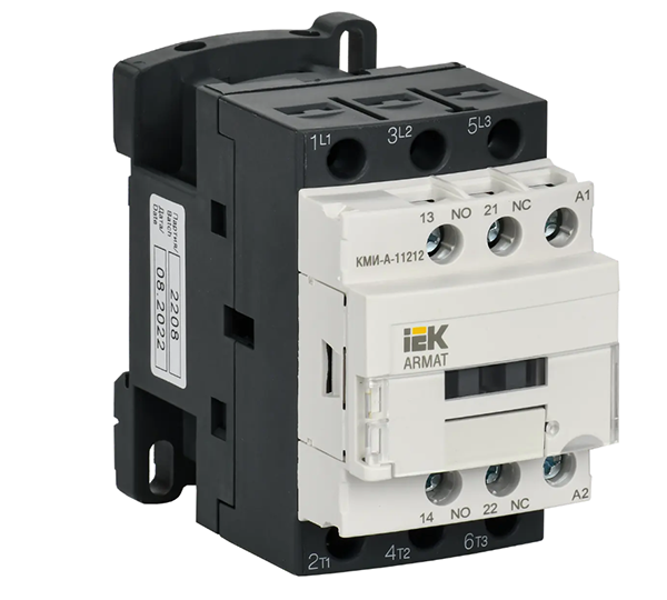 Контактор ARMAT КМИ-A 11212 LC1D 12А 230В/АСЗ 1НО/1НЗ (1/50) "ИЭК"
