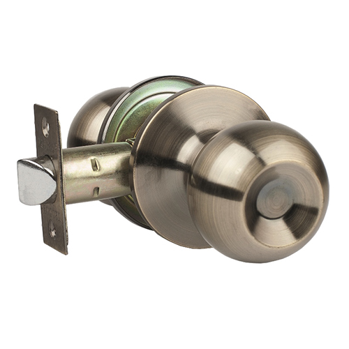 Ручка дверная "ЗШ-05", шариковая, без фиксатора, "Бронза"