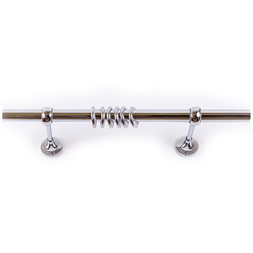 Карниз кованый &quot;MAGELLAN&quot; Корона, серебро глянец, 28мм, 2000мм