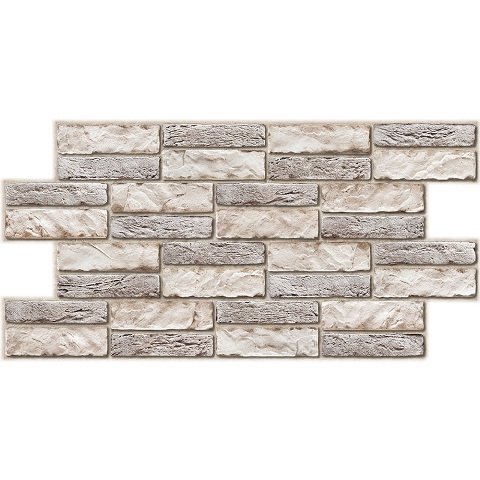 Панель ПВХ Камень экспанси светлый, 955*476мм