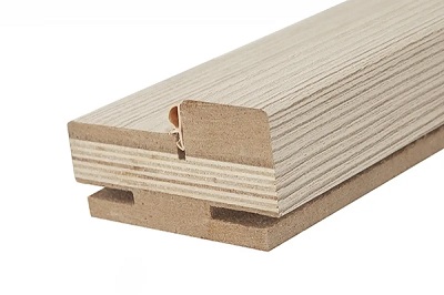 Стойка дверной коробки с уплотнителем, 80*2070*26/44мм, телескопическая ПВХ, ПВХ, "Латте"Дубрава-Сибирь