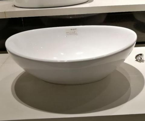 Умывальник "Golden Frog LT-3078" овальный, 400*335*145мм, на столешницу