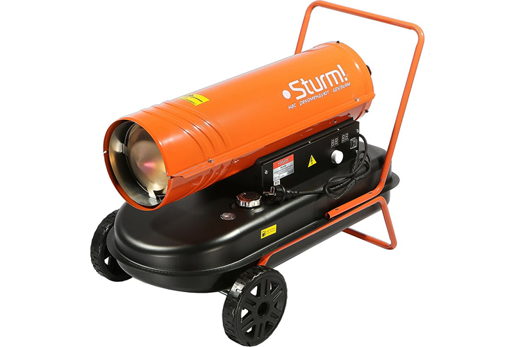 Пушка тепловая дизельная DKH30, 30кВт, производ. 640м3/час, расход топ. 2кг/ч, прямой нагрев, &quot;Sturm!&quot;